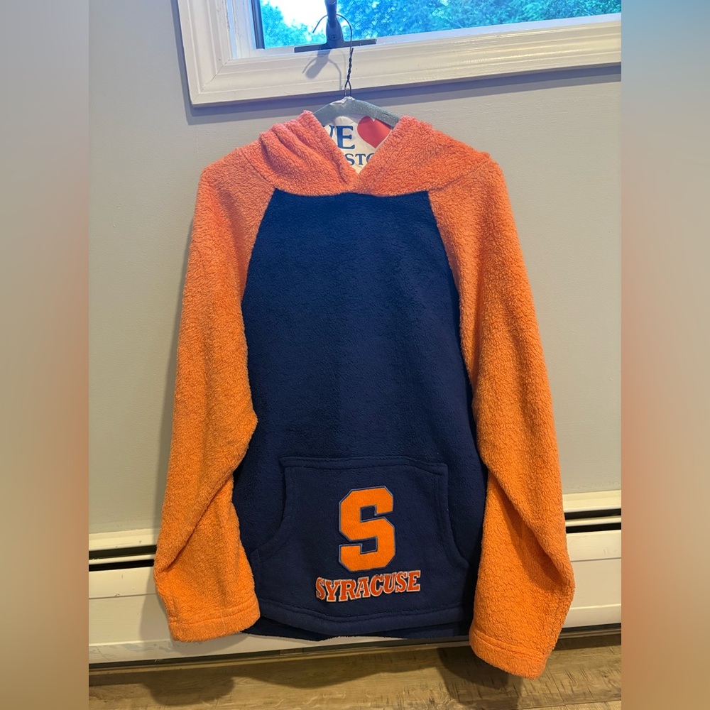 Syracuse Orange and Blue Fuzzy Hoodie